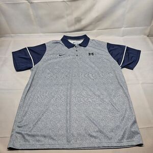 Nike Dri‎ Fit XXL University Of Michigan Polo